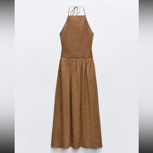 COPY - Zara Flowy Halter Dress